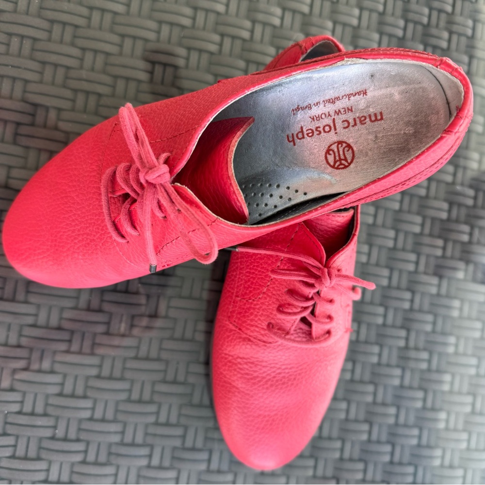 Trending in Vogue & Glamour Marc Joseph Women’s Pacific Red Shoes- Brazil SZ 7
